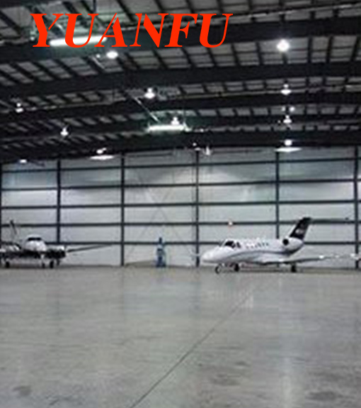 Large span steel structure hangar