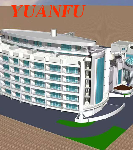 Steel multi-storey frame house